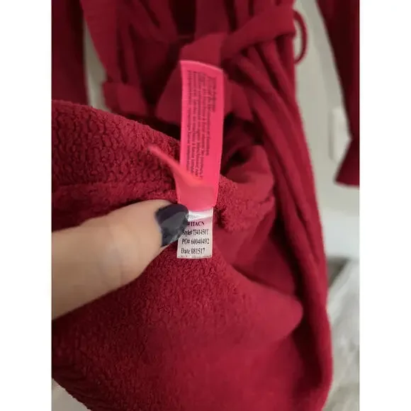 Betsey Johnson 2017 Wink Wink Wrap Sweater Tunic Dress | Red Marilyn Pop Art - Picture 6 of 7